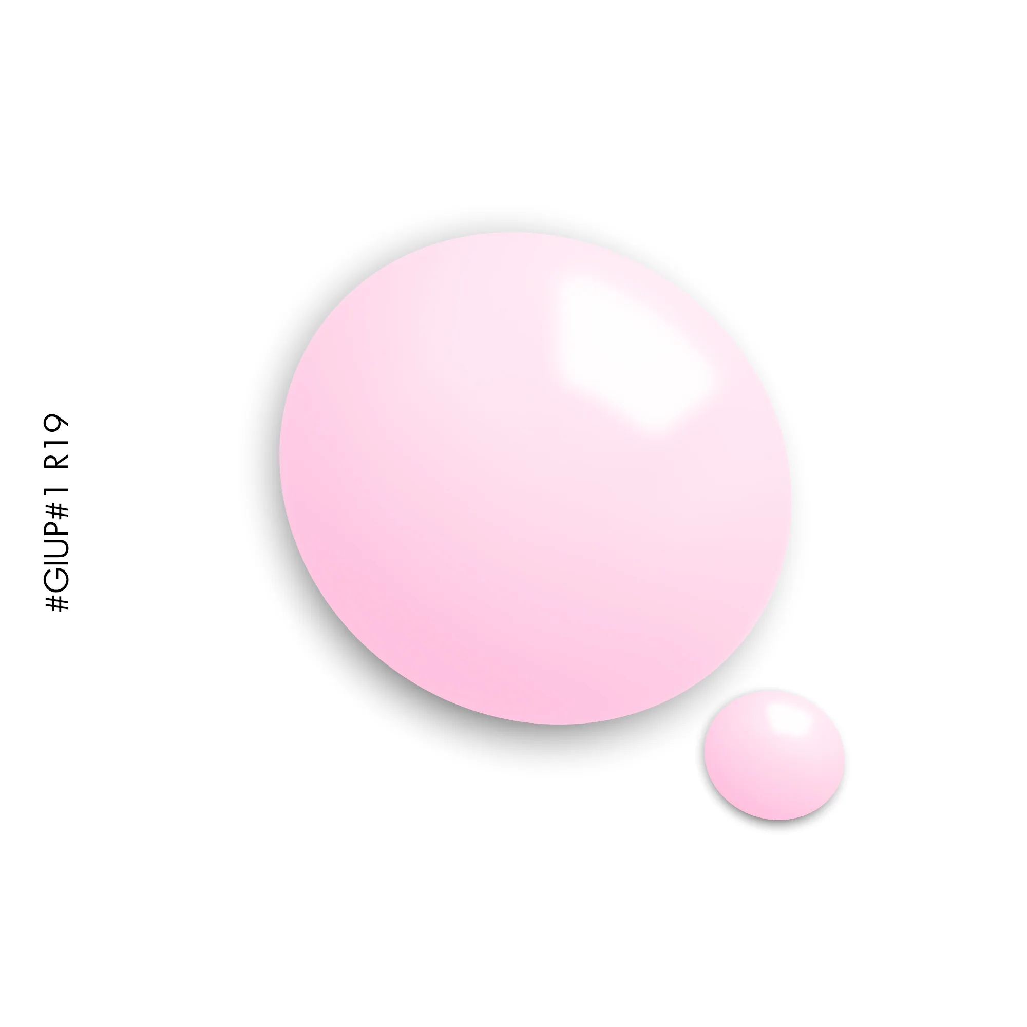 R19 Pink gel polish